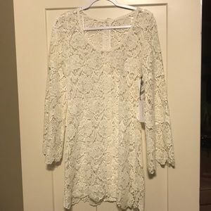 White lace dress